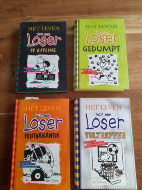 Kinderboek Het leven van een loser (4 boeken)