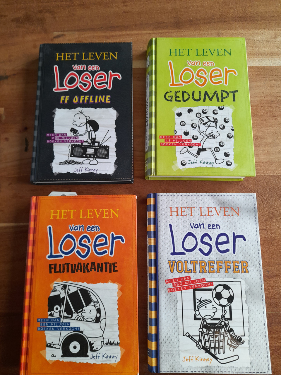 Kinderboek Het leven van een loser (4 boeken)