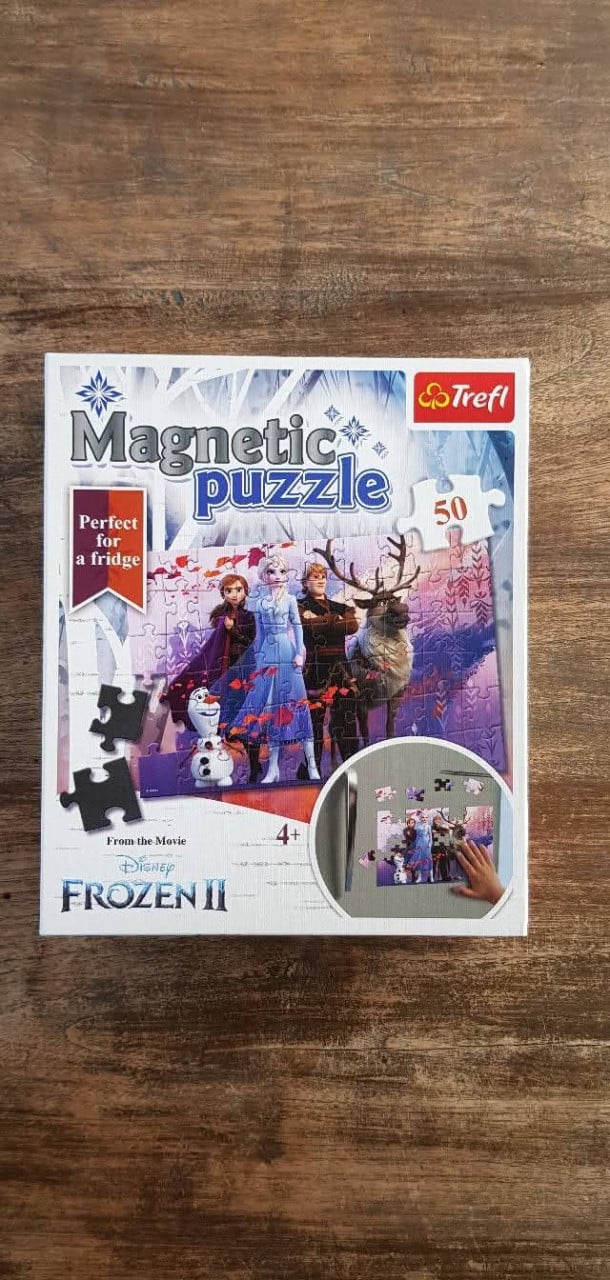 🎈Frozen Puzzel Magnetisch 50 stukjes.