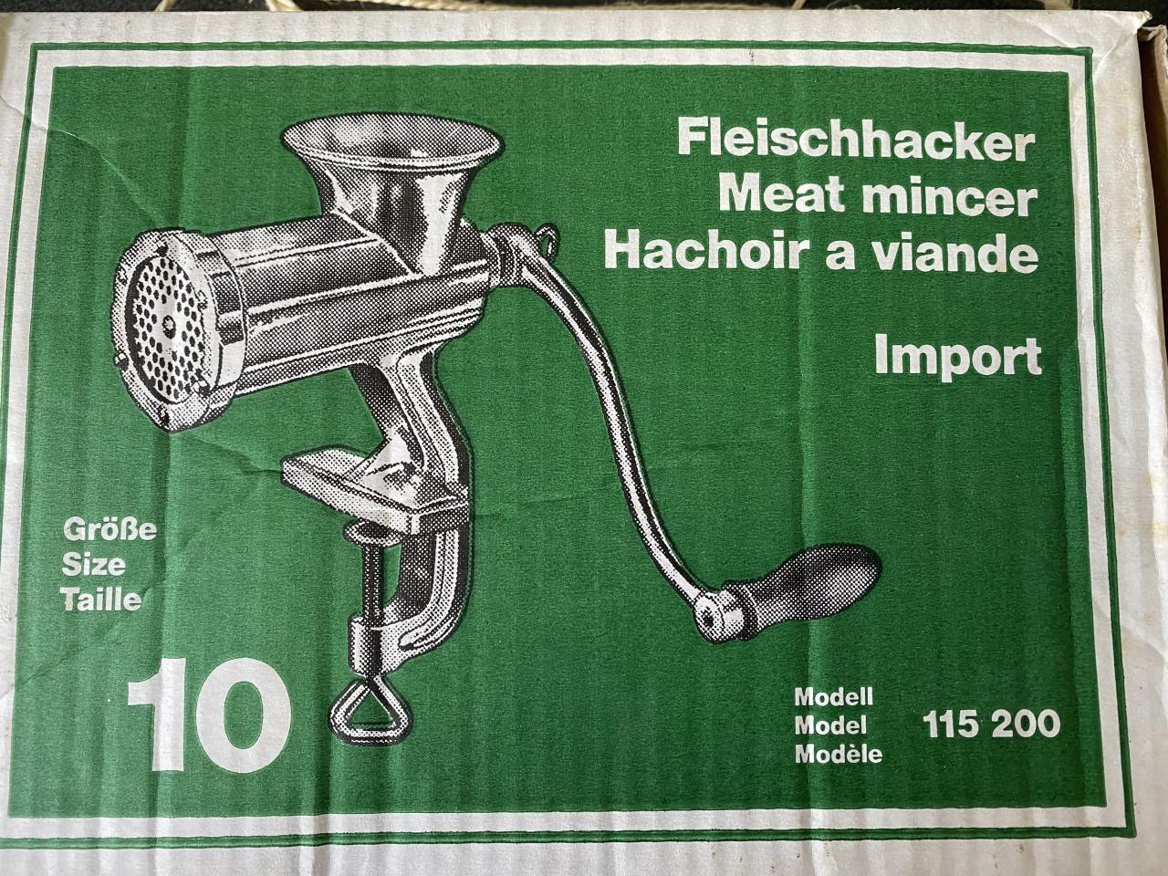 Vintage vleesmolen.