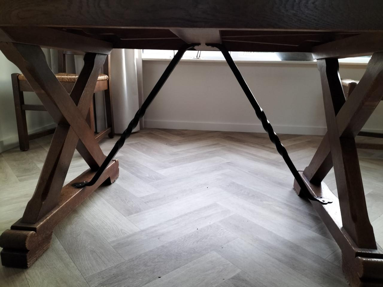 Eetkamertafel tafel eiken