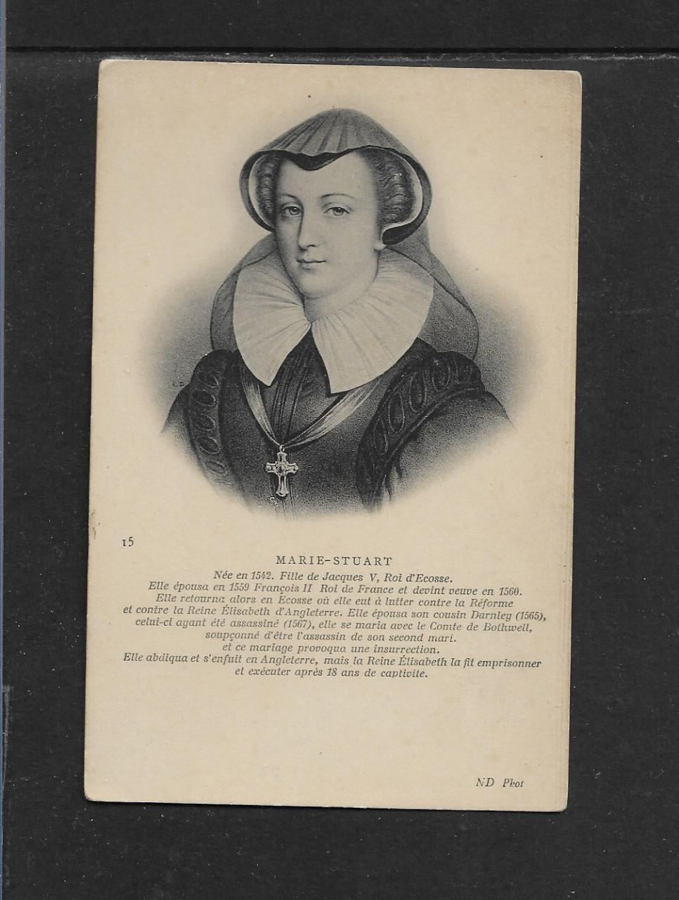 Ansichtkaart A 402    Marie-Stuart