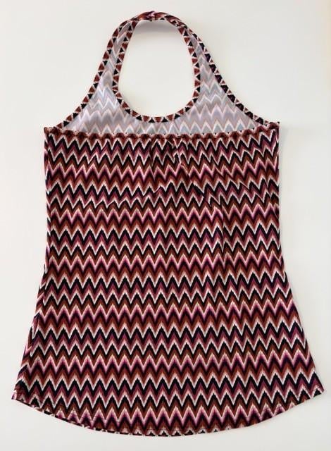 Nieuw | Studio Anneloes haltertop met zigzag print | S