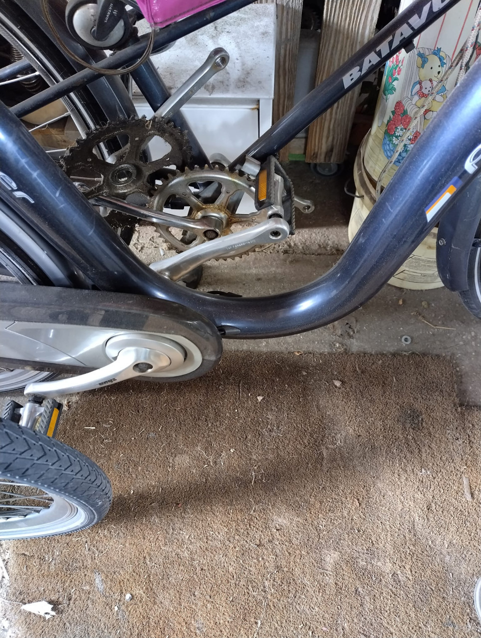 Gedemonteerde onderdelen pointer e bike