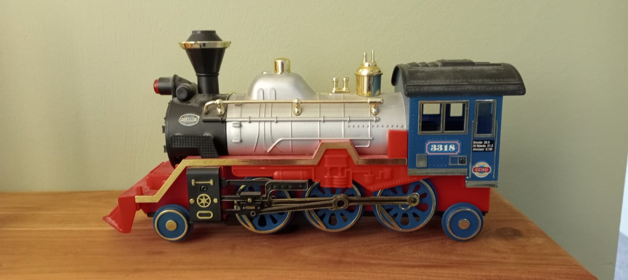 Grote "Wilde Westen" kinder stoomlocomotief  38 x 18 x 10 cm