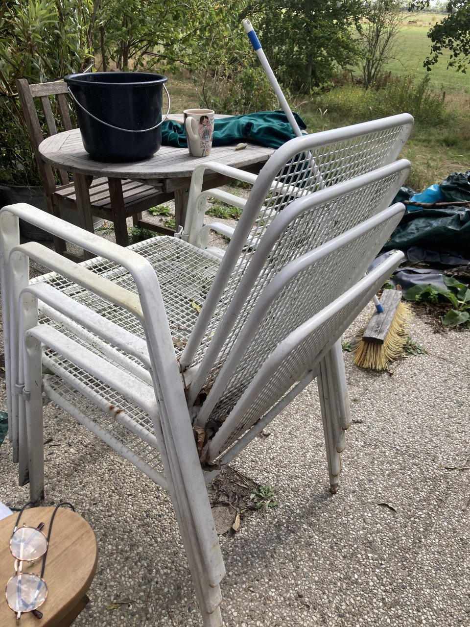 Stabiele stoelen metaal