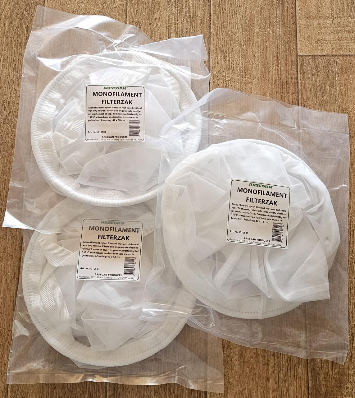 3 Monofilament filterzak 42x18