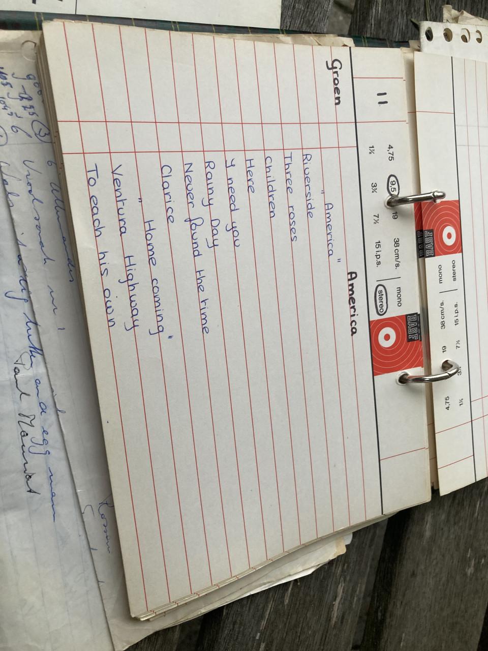 31 Bandrecordertapes ( 18cm Agfa)