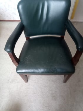 Vintage fauteuil groen