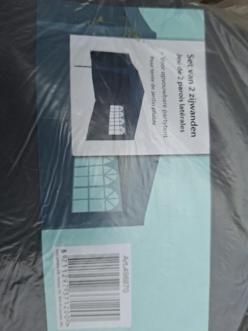 2x set van 2 zijwanden voor een partytent