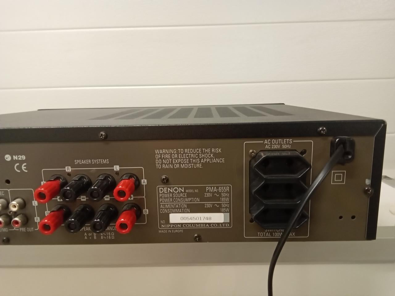 Denon pma 655r versterker