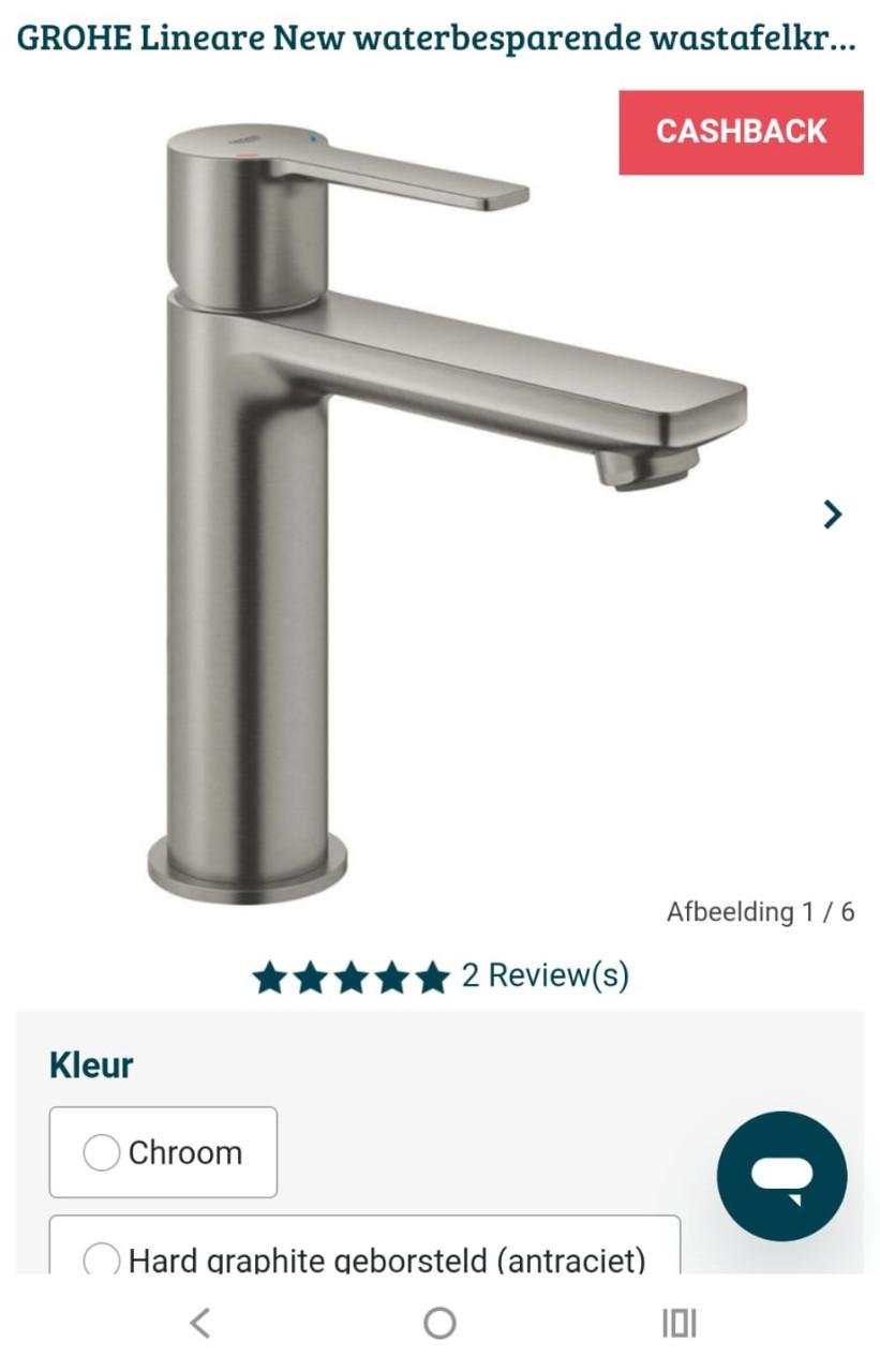 Grohe Lineare Wastafelmengkraan S‑Size (23106DC1)