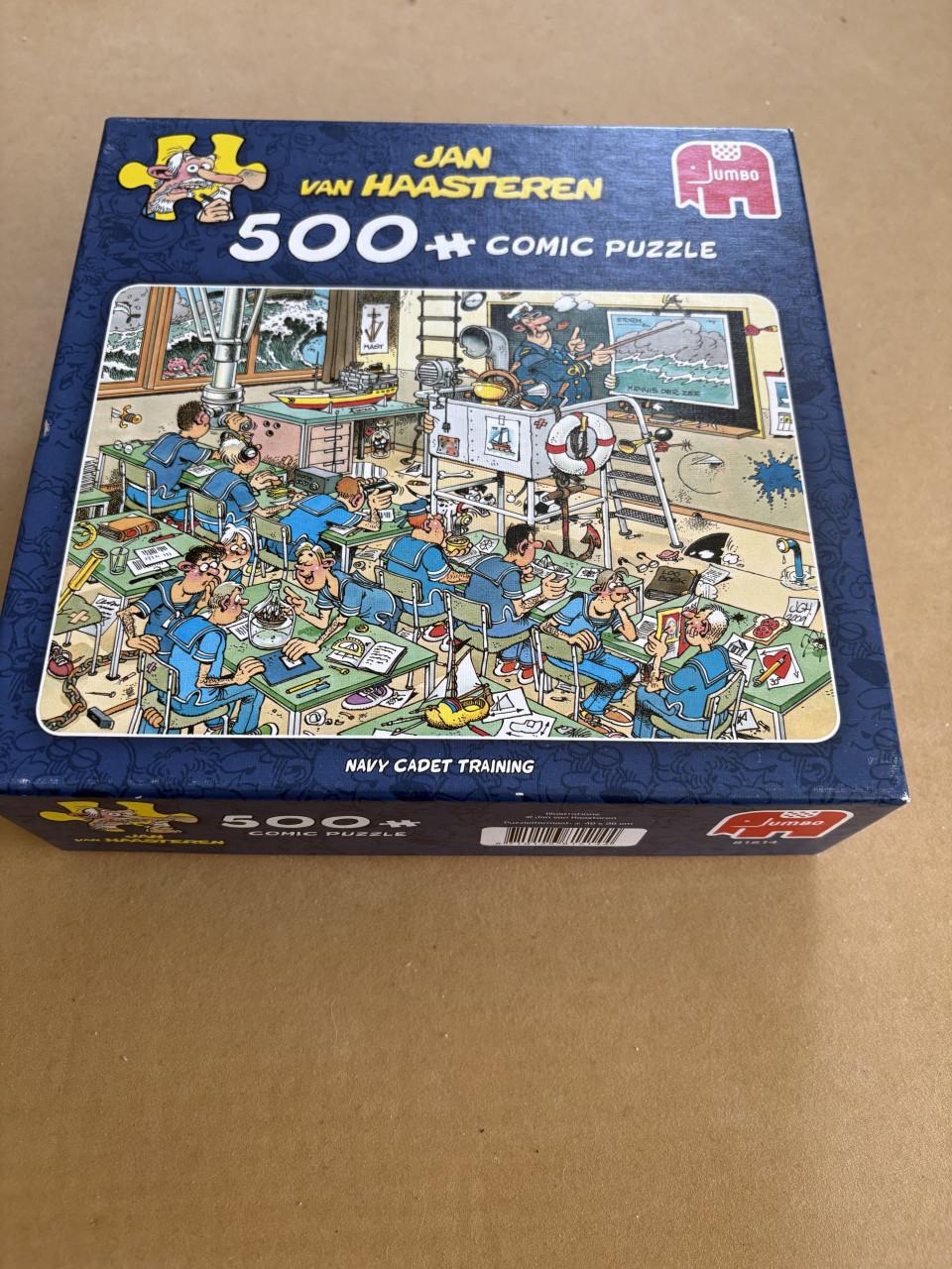 Jan van Haasteren”Navy cadet training” 500 stukjes