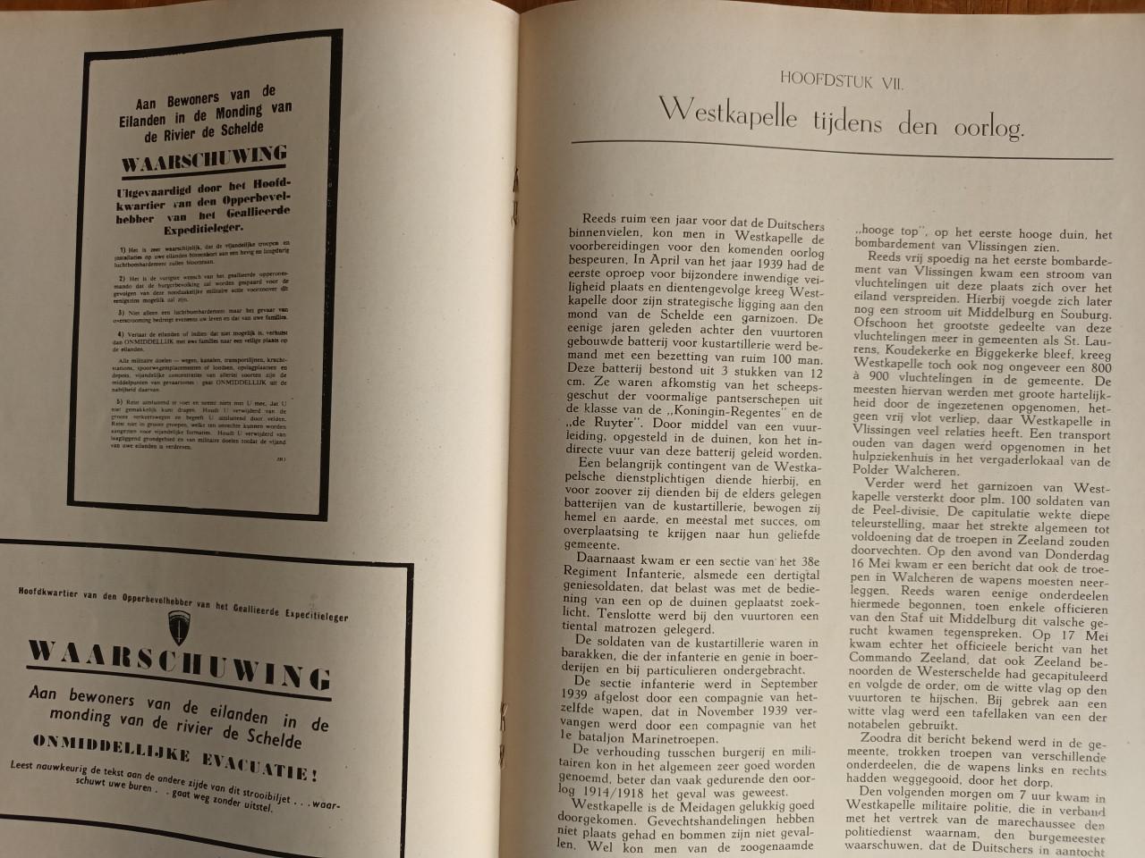 4 Delen Middelburg/Zeeland in bewogen dagen druk 1945-1946