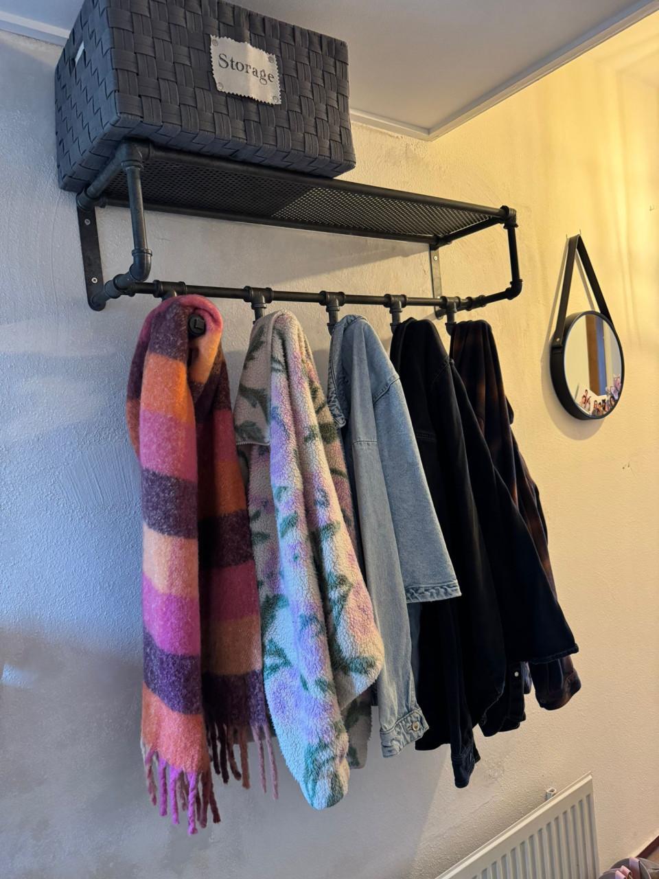 Industriële Wandkapstok - 34,5x10x9,5 cm