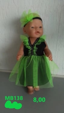 Baby born / babyborn set . Opbrengst KiKa. Poppenkleertjes.
