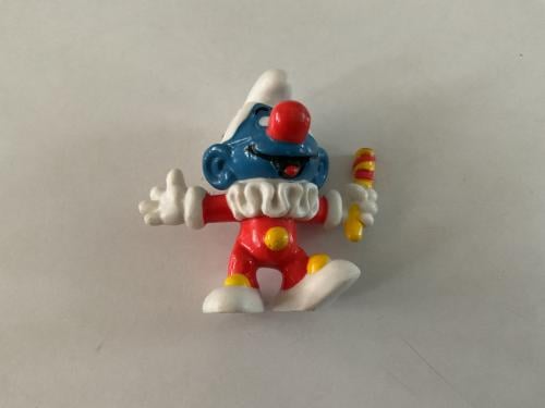 Smurfen. Peyo Schleich. Rubber. +/- 5 cm hoog.