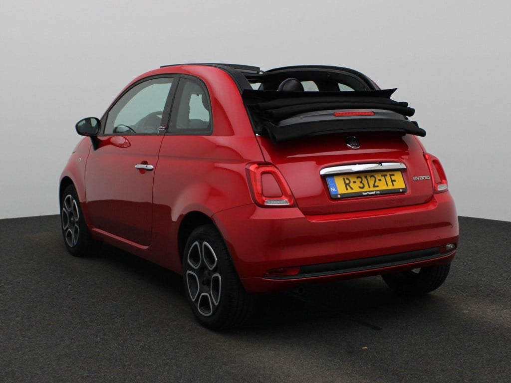 Fiat 500 C 1.0 hybrid club | cabrio | parkeer sensoren | dab | airco | crui