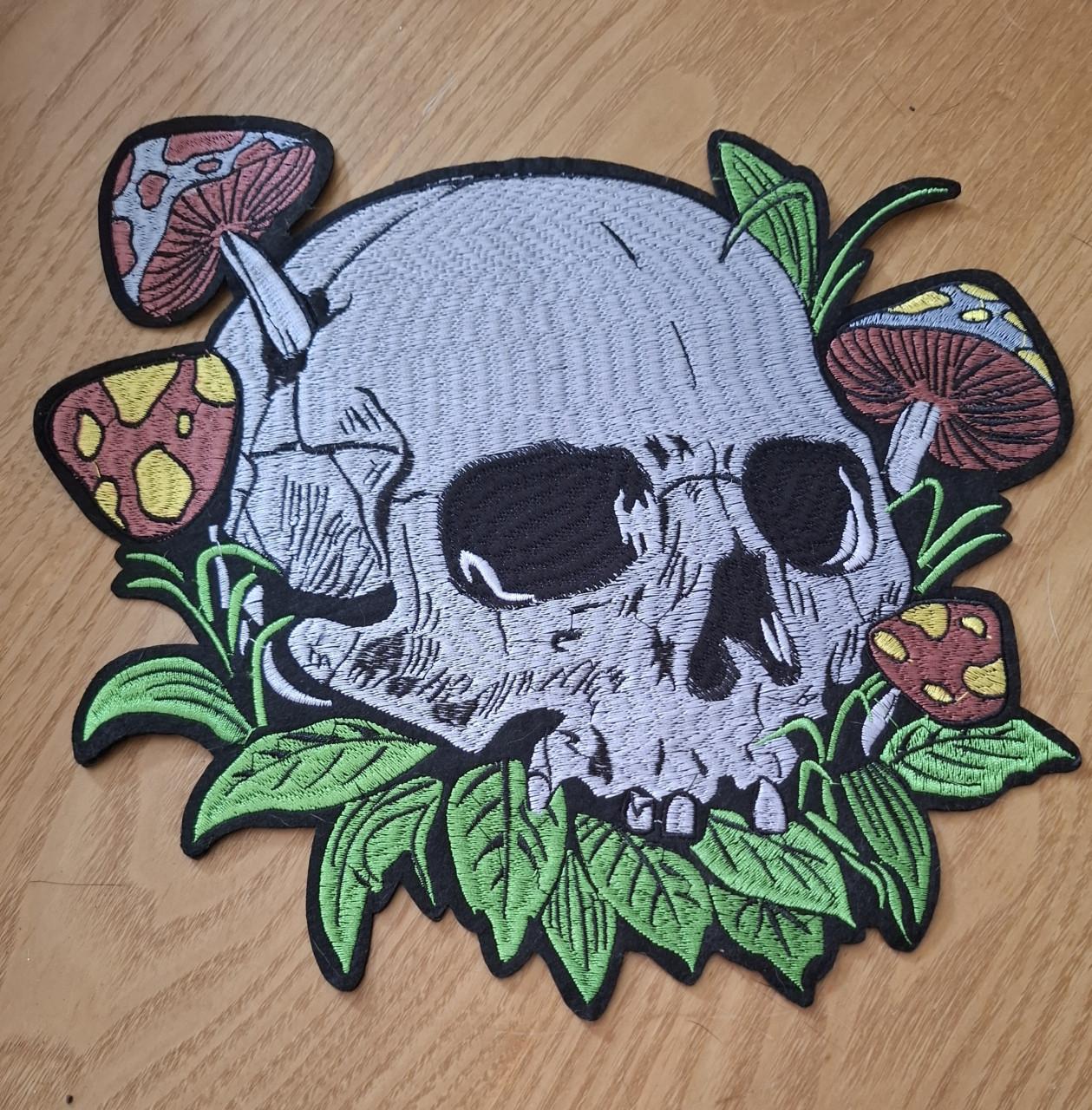 Grote Strijkpatch Skull
