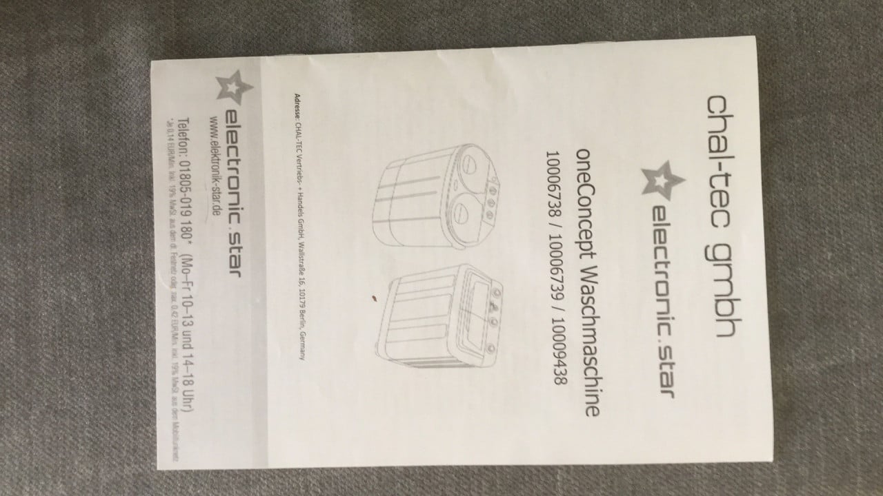 Campingwasmachine