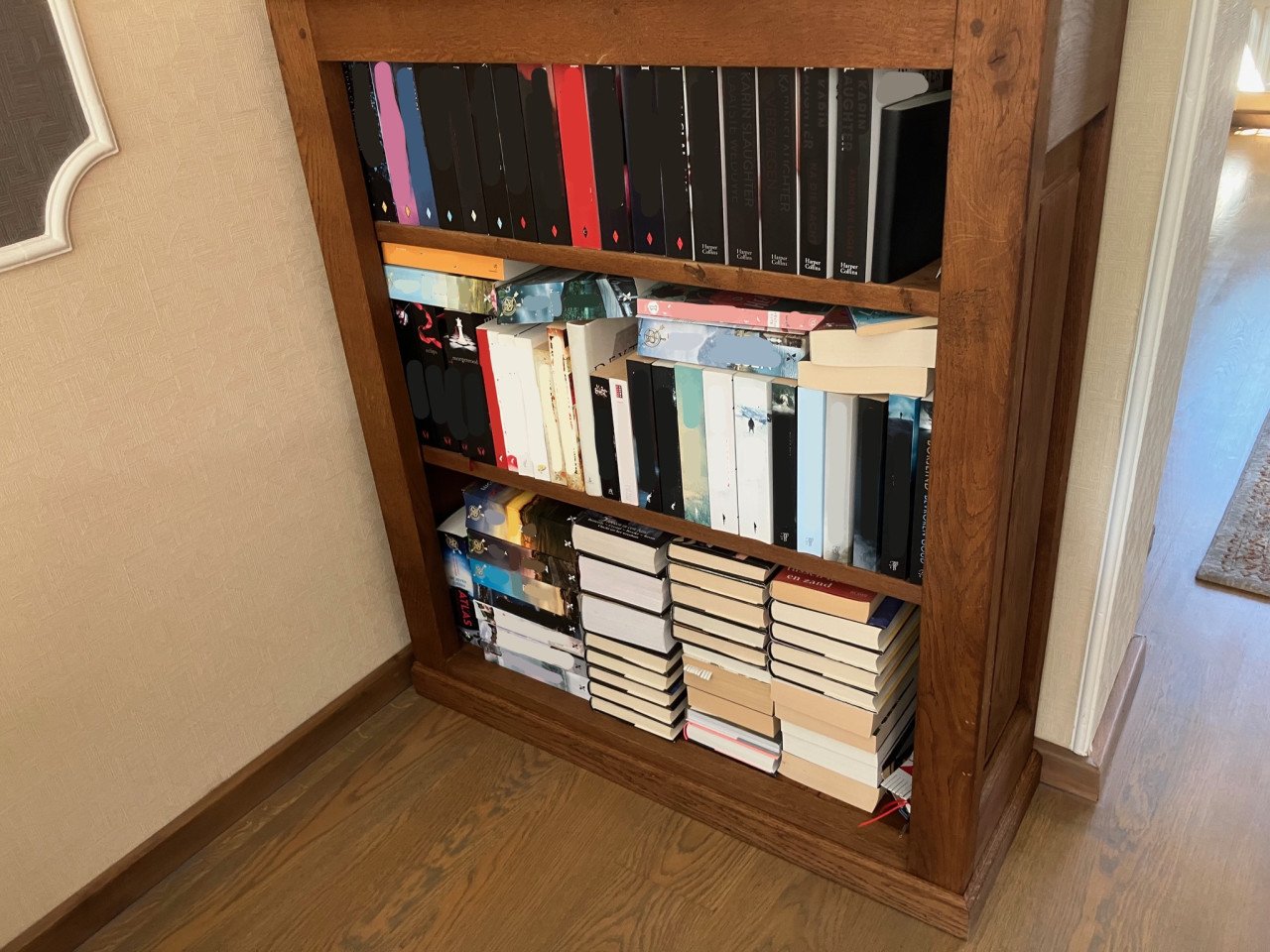 Boekenkast eikenhout