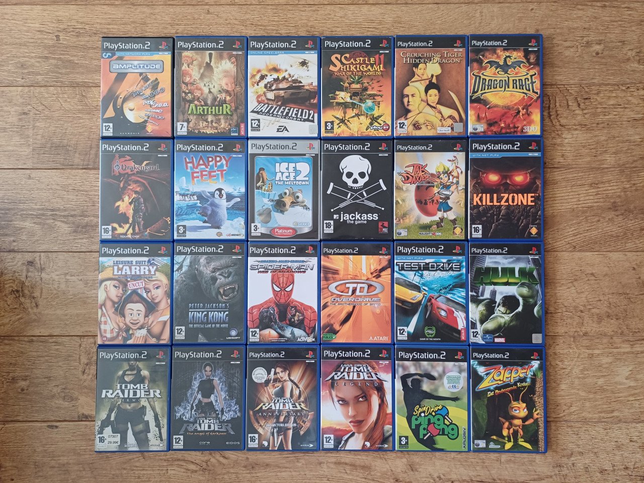 Grote set Playstation 2 (PS2) spellen