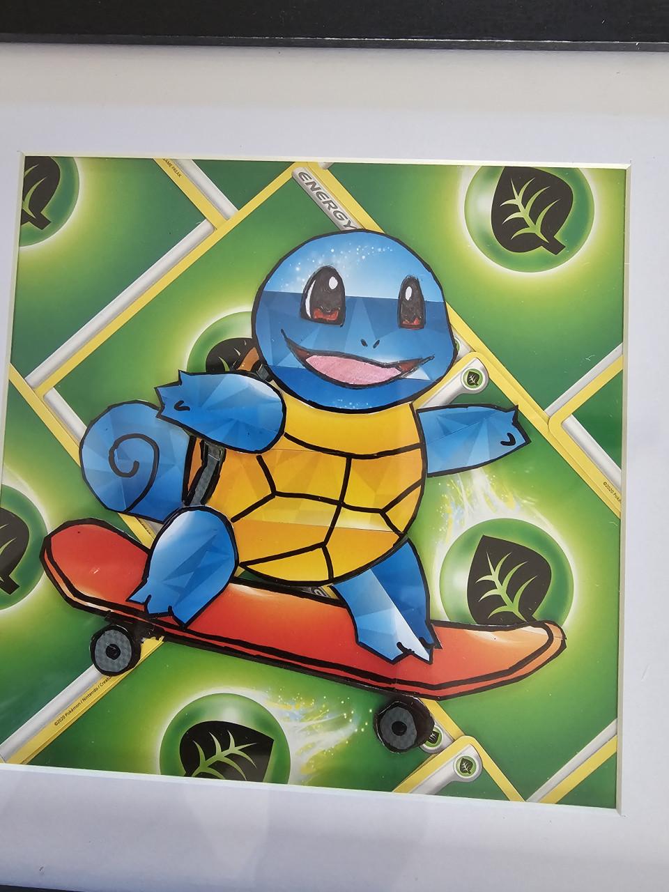 Handgemaakt pokemon figuren van energy kaarten