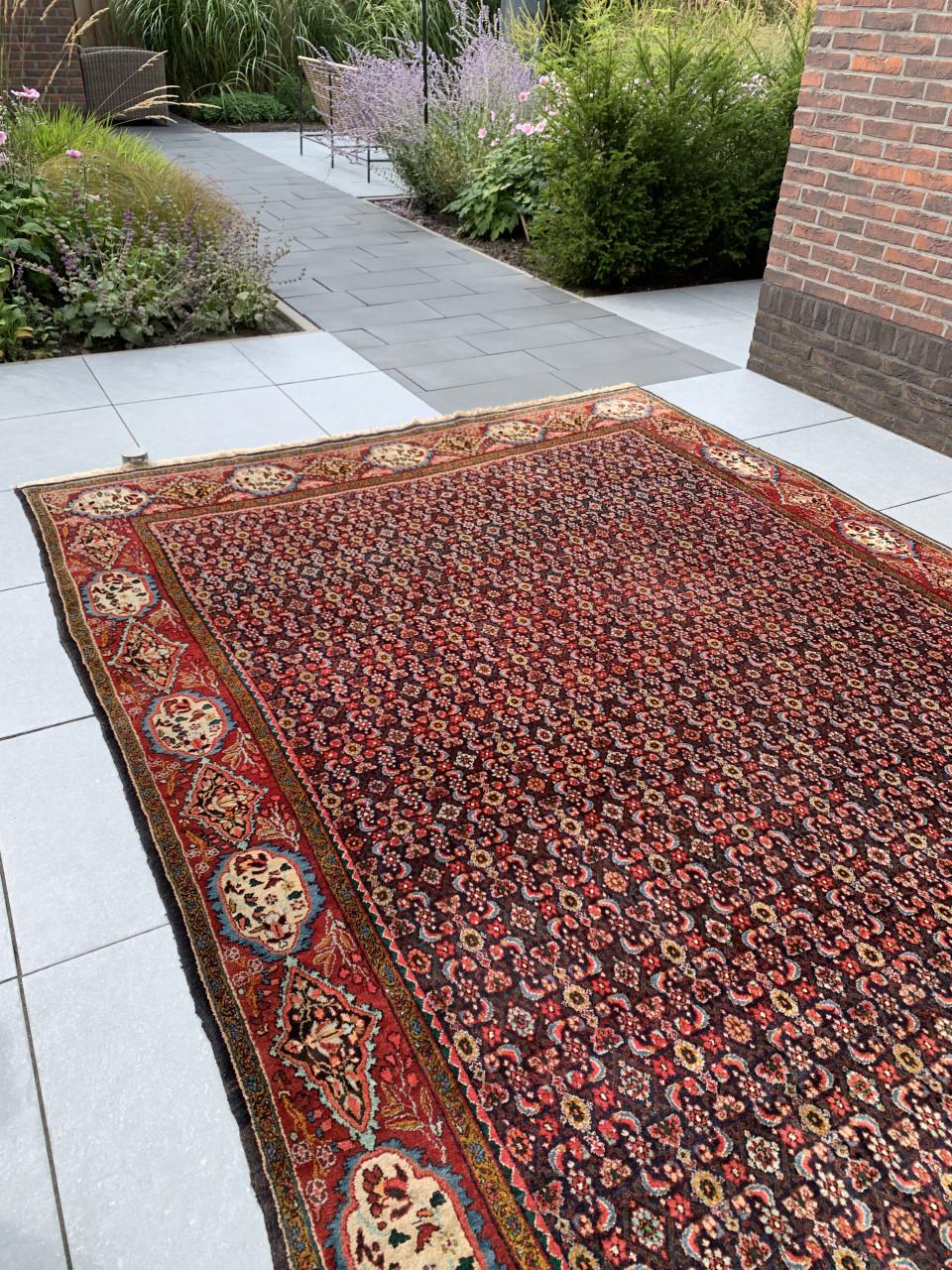 💐Schitterend Sfeervol Handgeknoopt Vintage Vloerkleed💐Zuiver Scheerwol💐