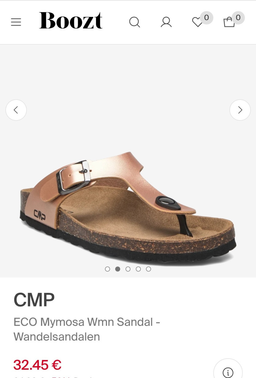 Nieuwe rosé damesteenslippers mt 38 CMP