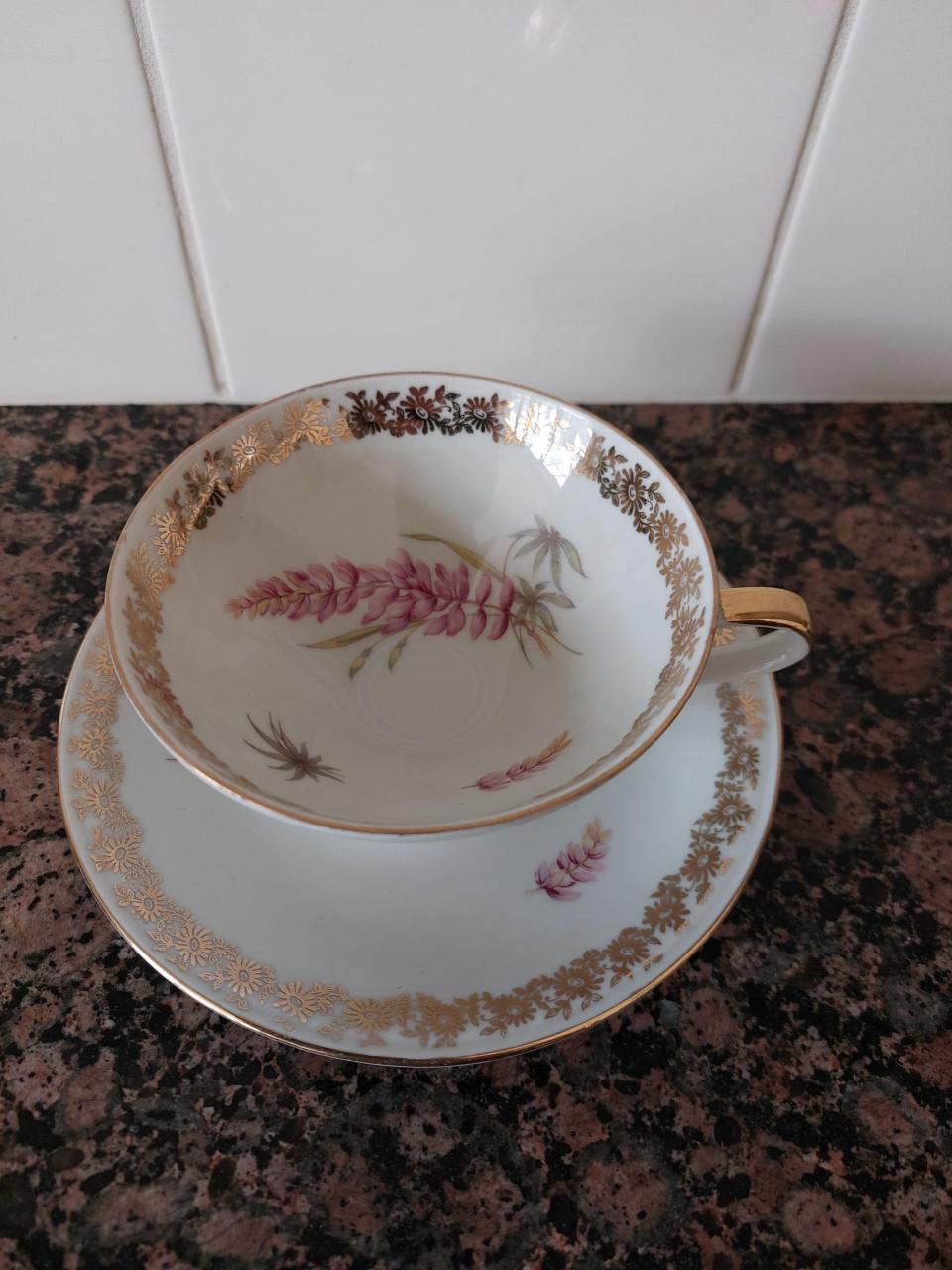 Kop en schotel Lupine servies van Eschenbach