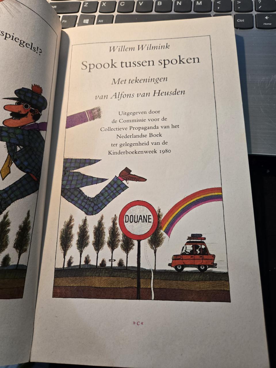 Boek: Spook tussen spoken 1980 1e druk