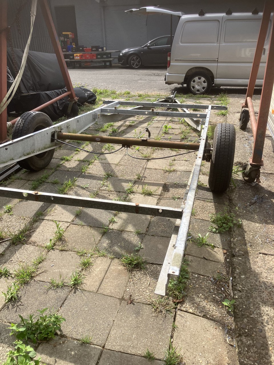 Aanhanger onderstel