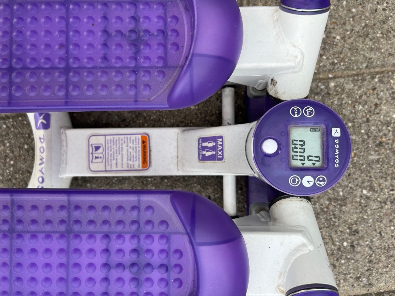 Domyos stepper  purple