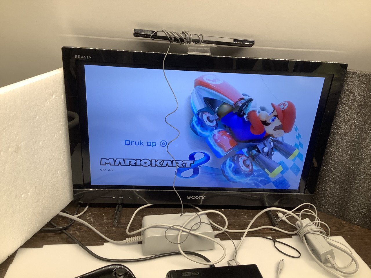 Prachtige set van de Wii U van Nintendo. Mario Kart / Splatoon+ extra