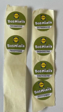 Bosmini’s van de Lidl spaarzegels