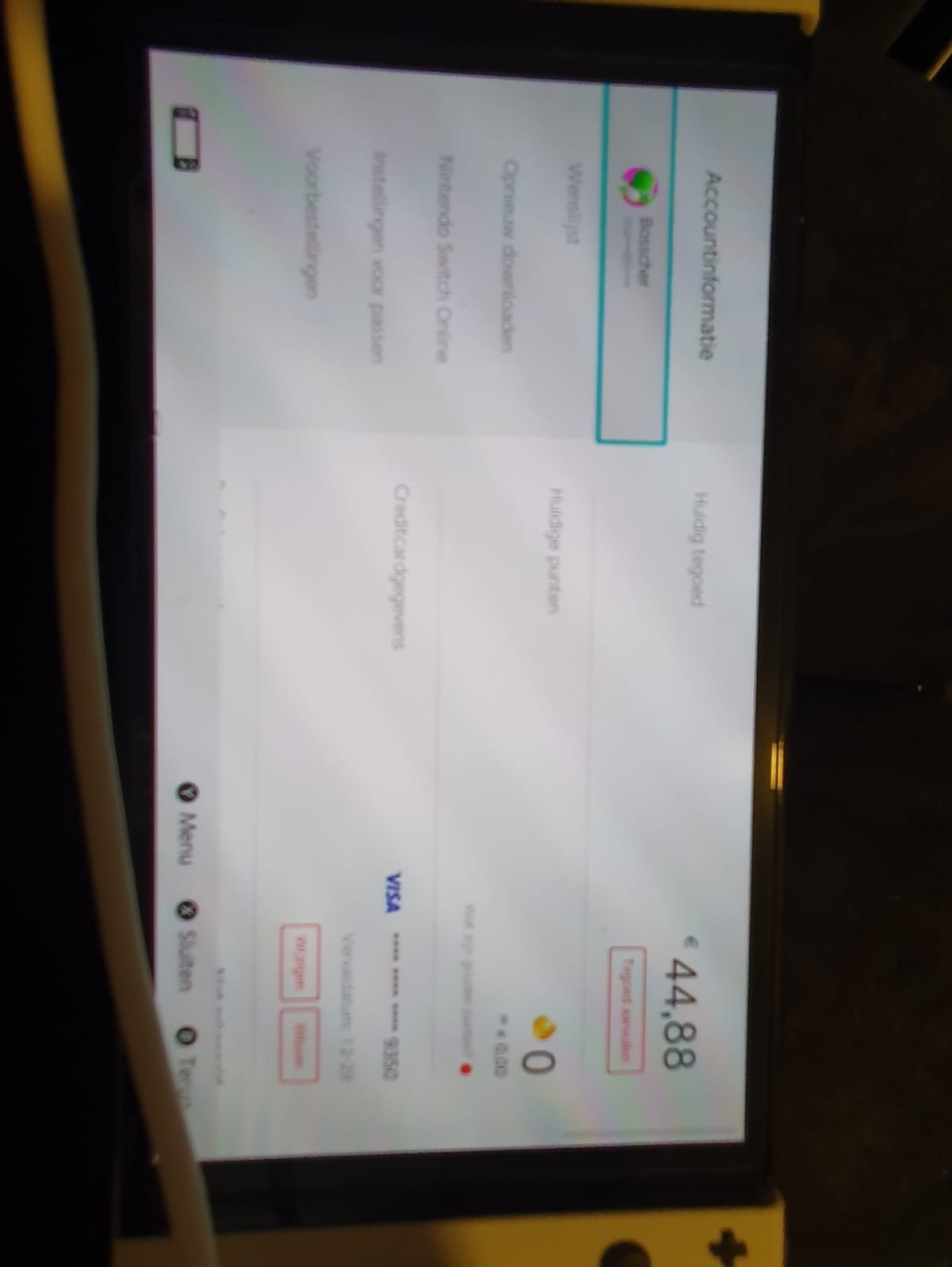 Nitendo swits zo goed als nieuw