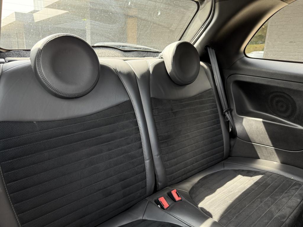 Fiat 500 1.4 t-j ab 595 pista // sabelt carbon stoelen //