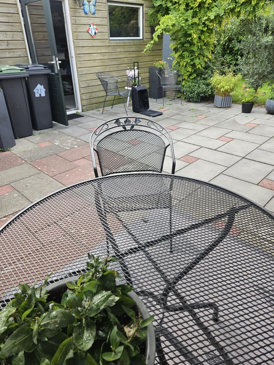 Ketler tuinset met 4 stoelen en kussens