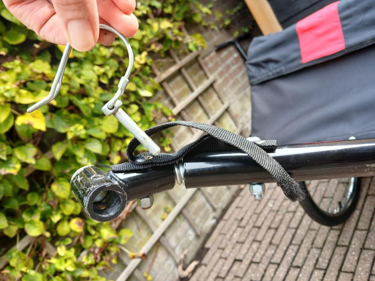 Fietskar met afdekhoes