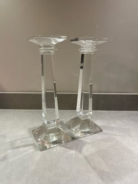 Kandelaren van glas