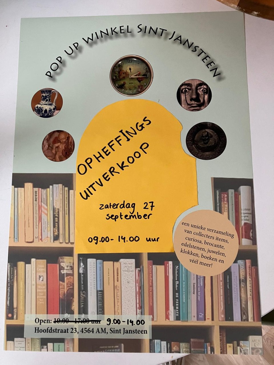 Opheffingsuitverkoop brocante curiosa (zeeland)boeken