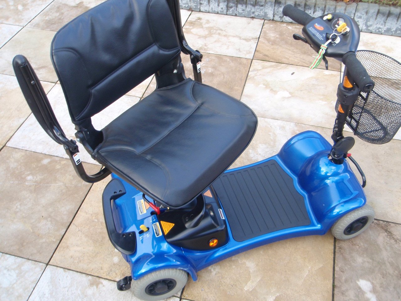 Opvouwbare Sterling 4wiel scootmobiel met afneembaar accupakket