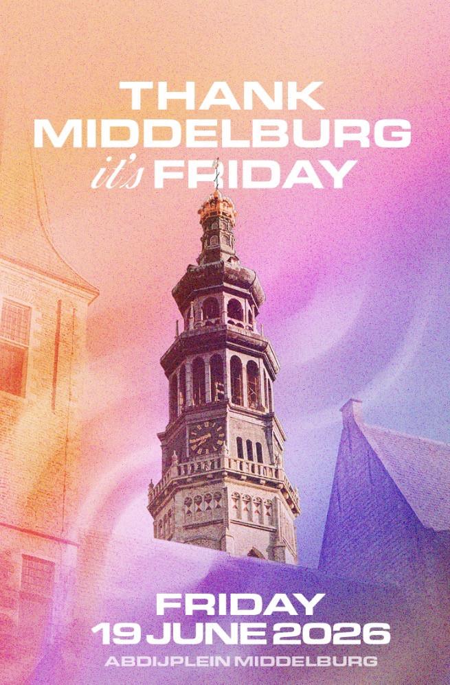 1 kaartje te koop Thank Middelburg its Friday