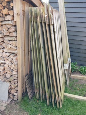 Tuinschermen + palen