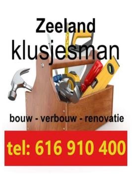 0616 910 400 * Klussenbedrijf * Heel Zeeland * sinds 2018! *