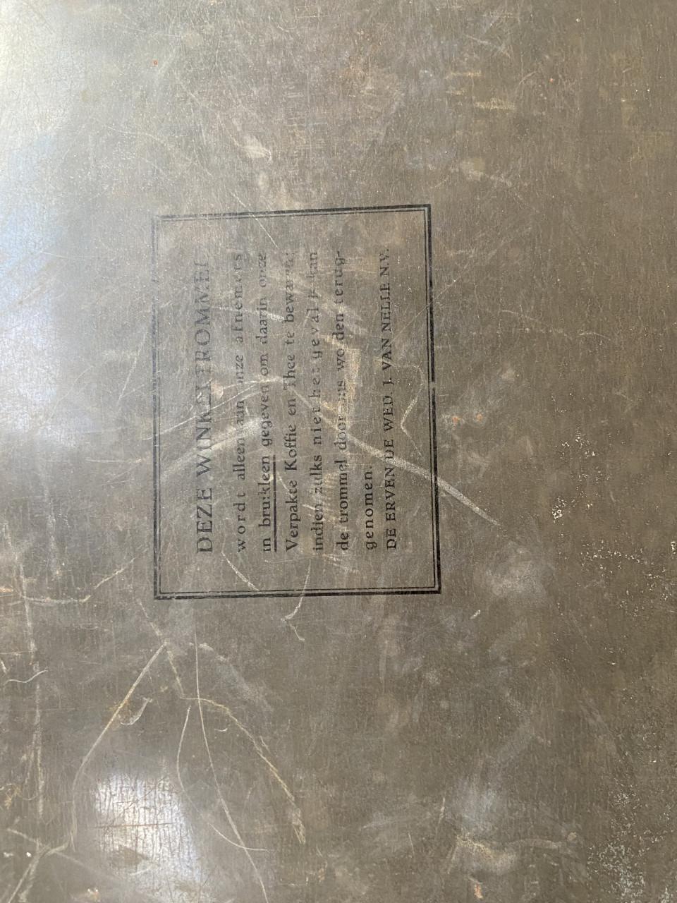 Van Nelle koffie en thee blik.