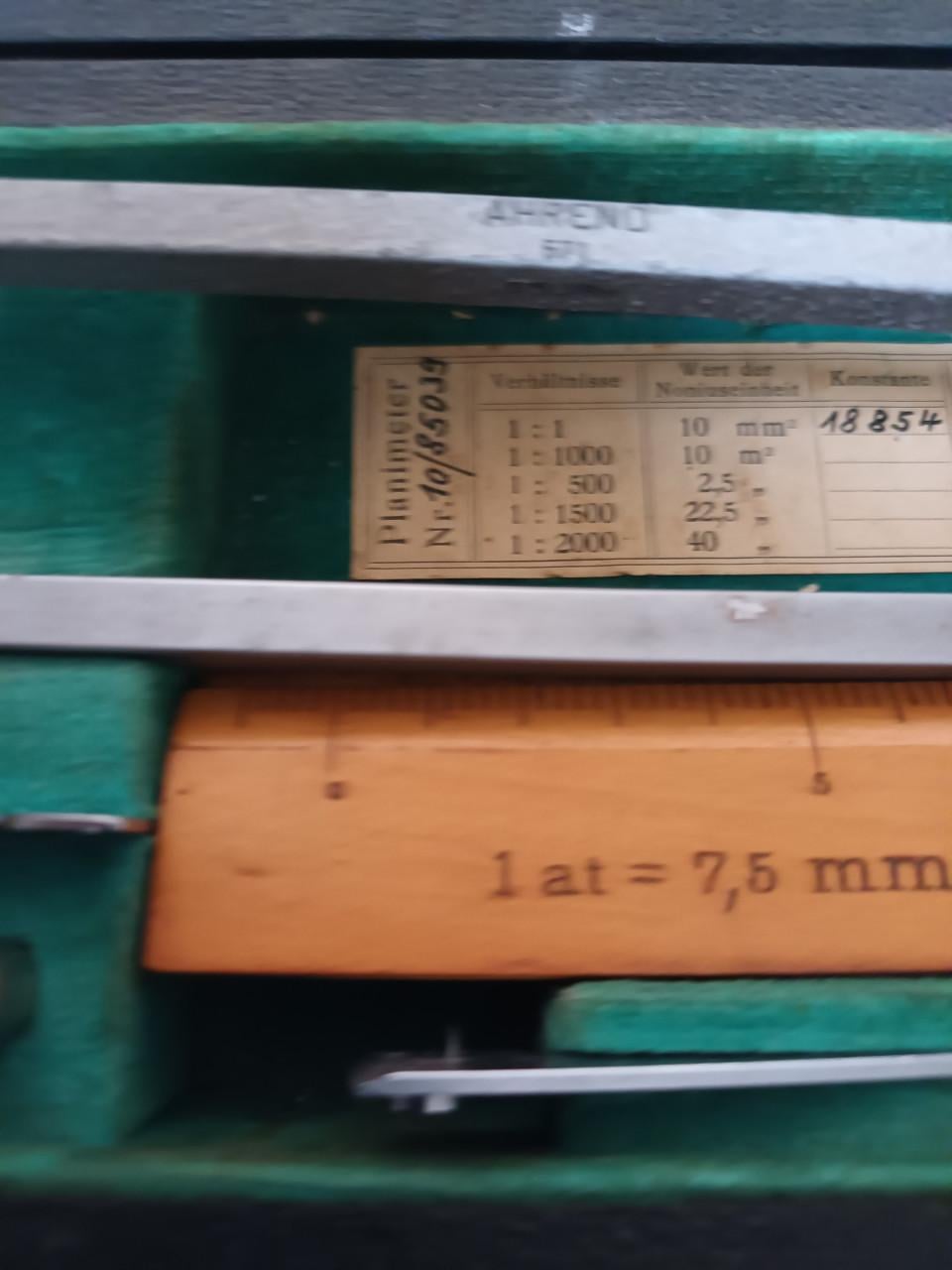 Vintage planimeter