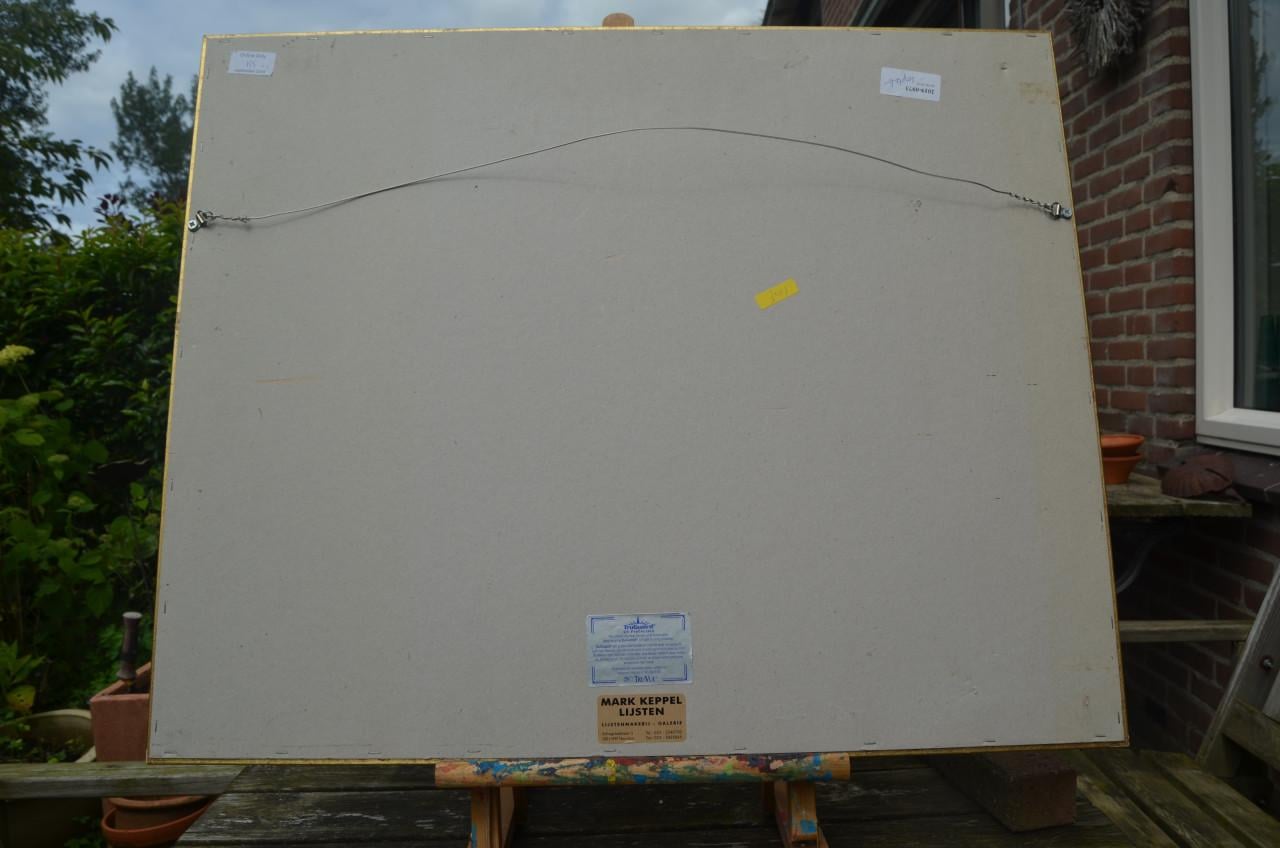 Aquarel van een moskee, gesigneerd en gedateerd