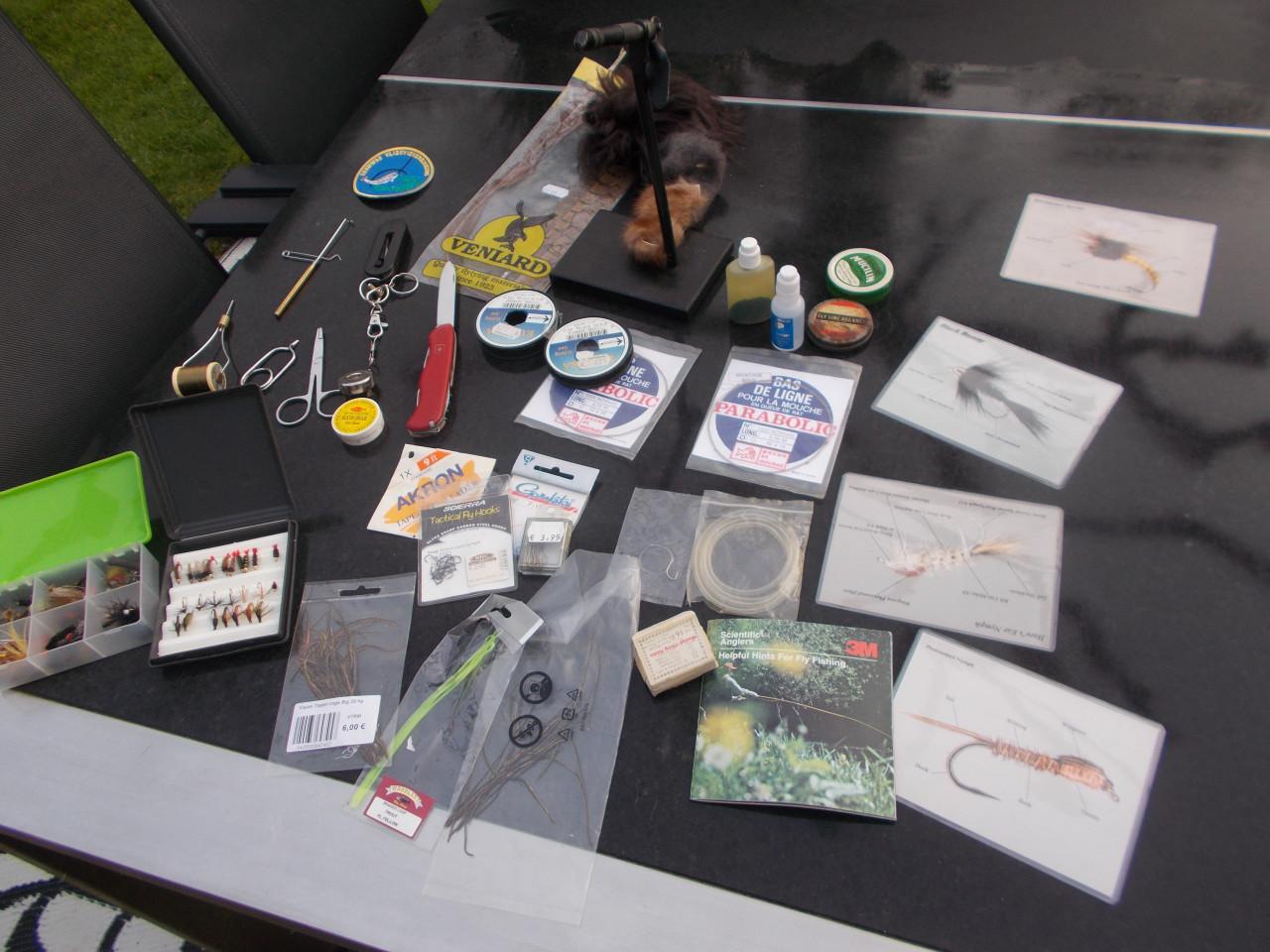 Vliegvis- en vliegvisbind materiaal