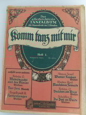 Anton J Benjamin Komm tanz mit mir editie 1910